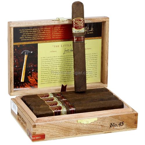 Cigar Box PADRON 45 Year Family Reserve Natural Empty Wooden Storage Craft Box
