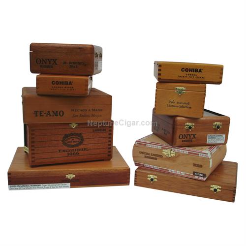 Micallef Cigars Leyenda No 2 Empty Wooden Cigar Box 