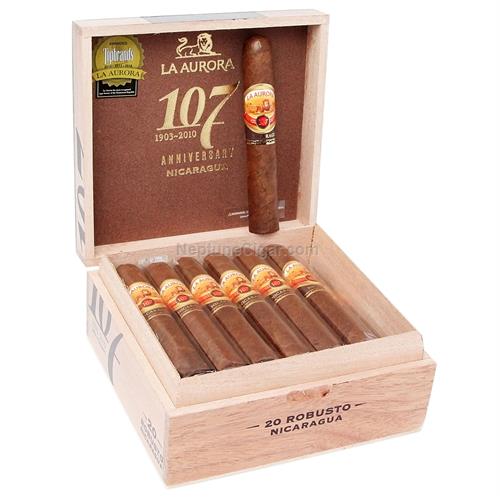 La Aurora 107 Nicaragua Robusto – Caja C/20 Puros – La Casa del Habano