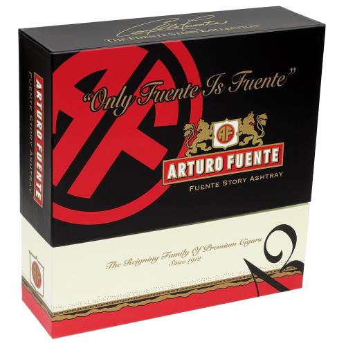 Arturo Fuente Large Hands of Time 4-Cigar Ceramic Ashtray, Cream