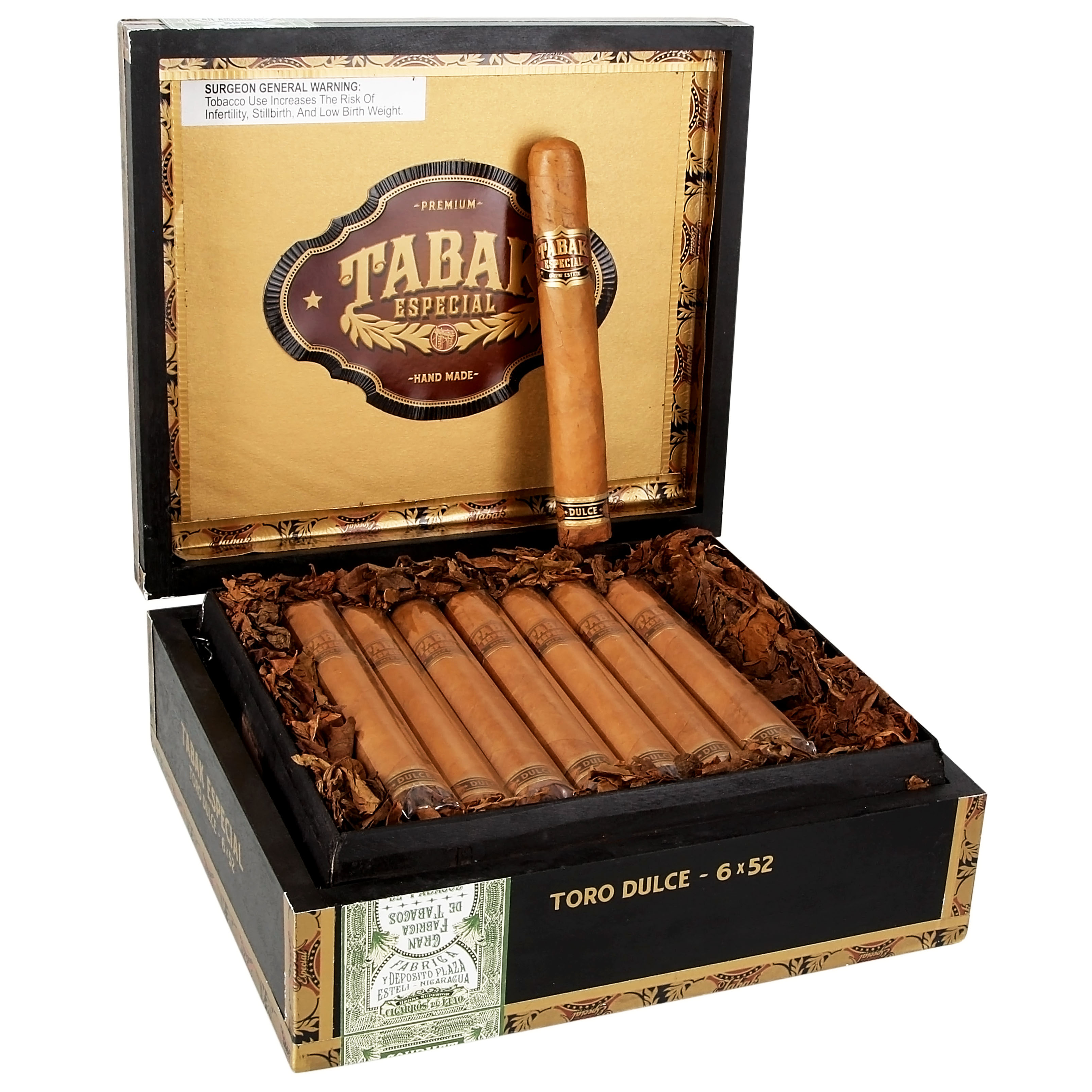 Tabak Especiale Toro Dulce Empty Cigar Box 