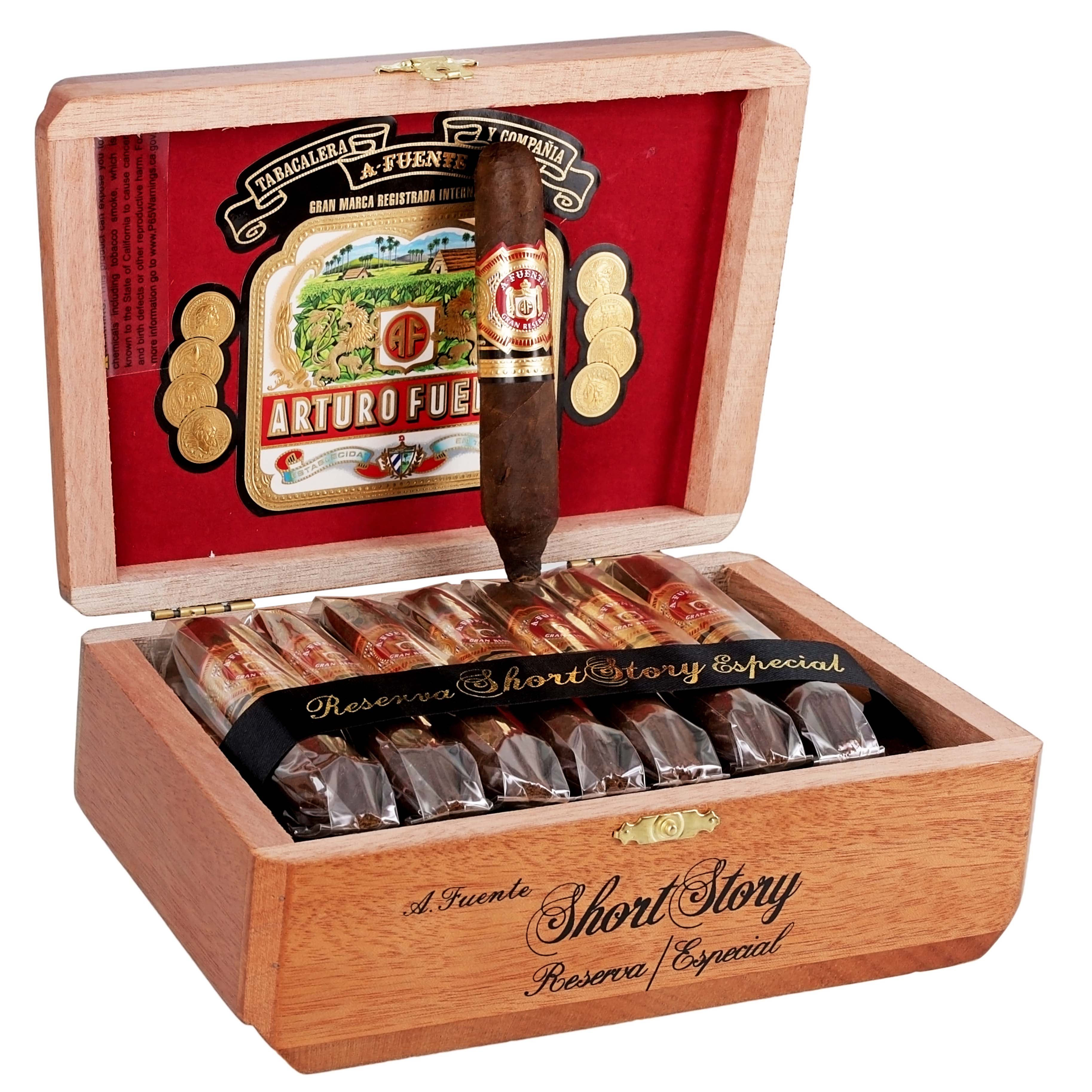 Cigar Wood Case/Box Arturo Fuente (Short Story) Small Size (Empty-Used)