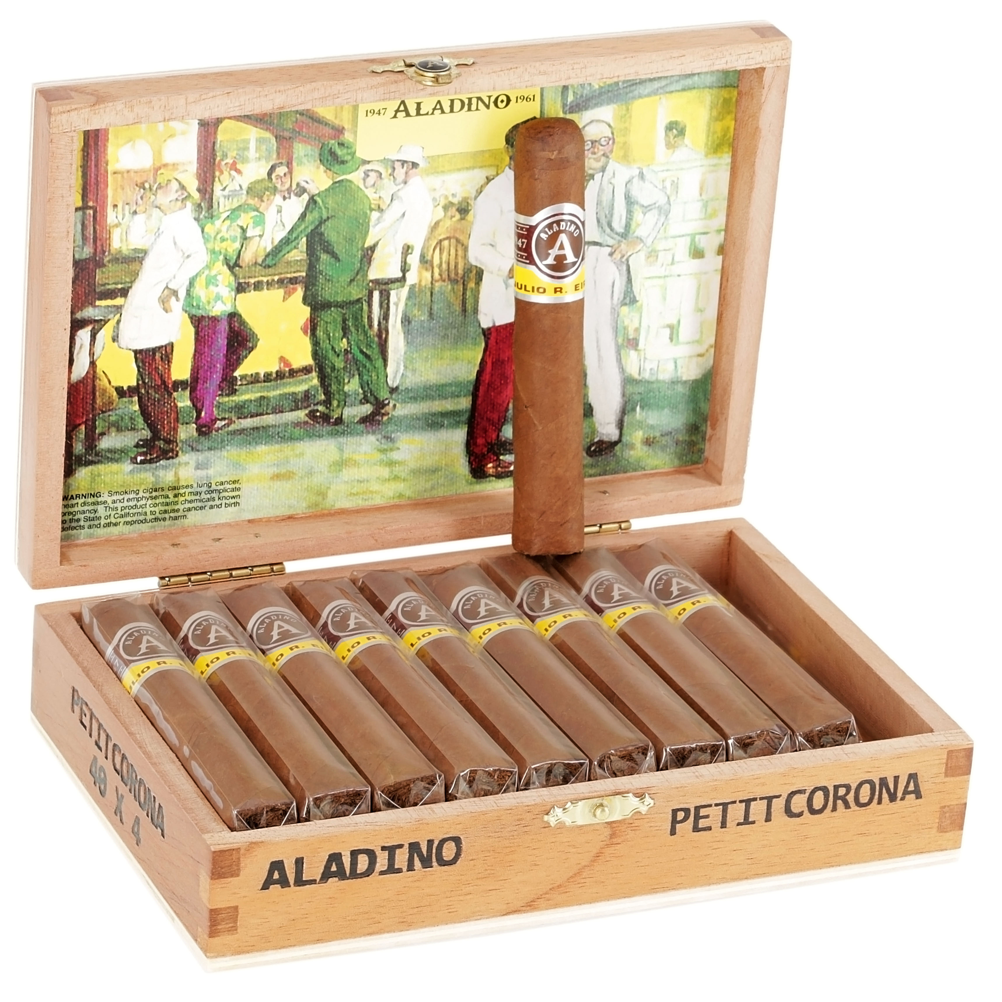 Sale Handmade Cigar Case for 3 Corona or Petit Corona Cigars in Black Leather 