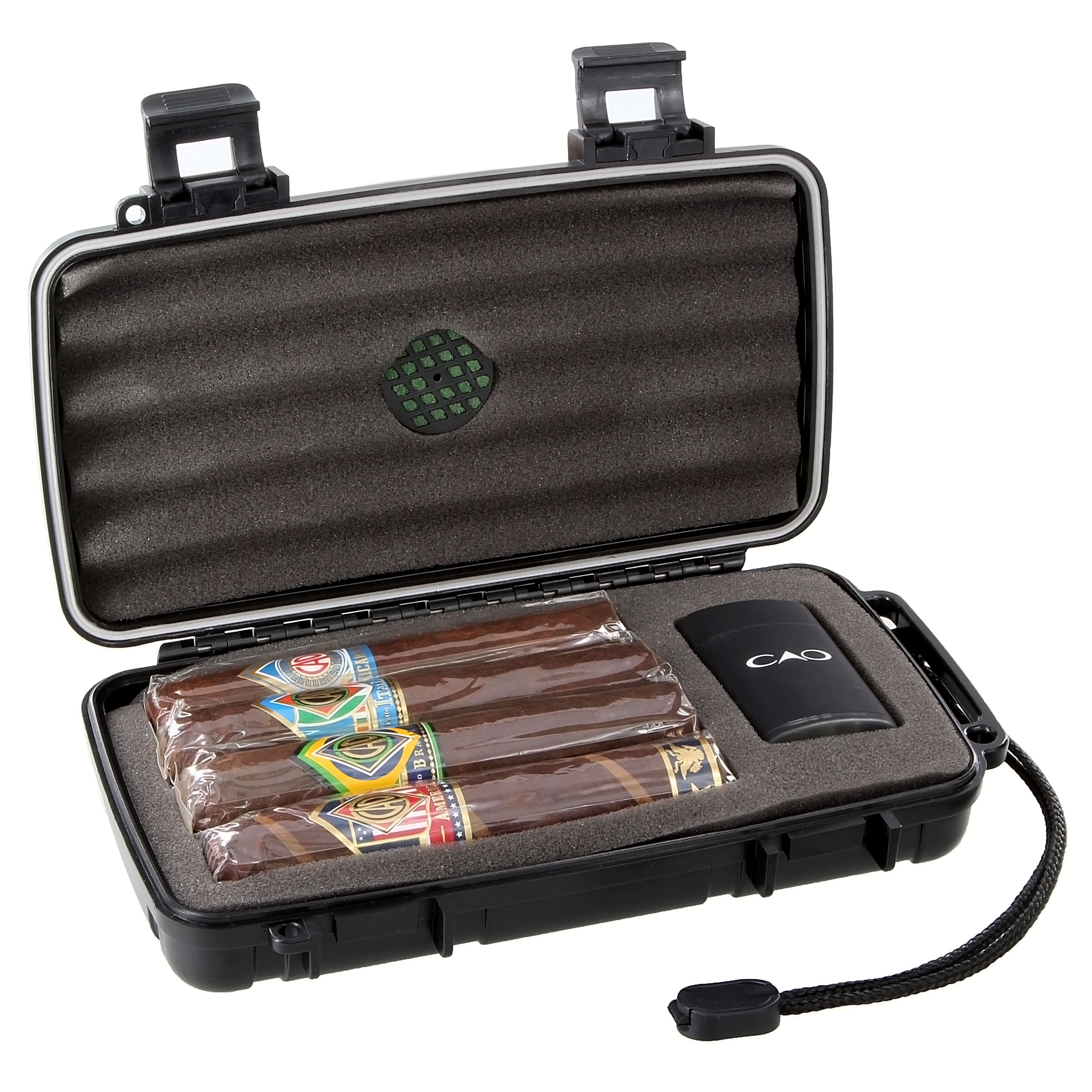 cigar sampler with travel humidor