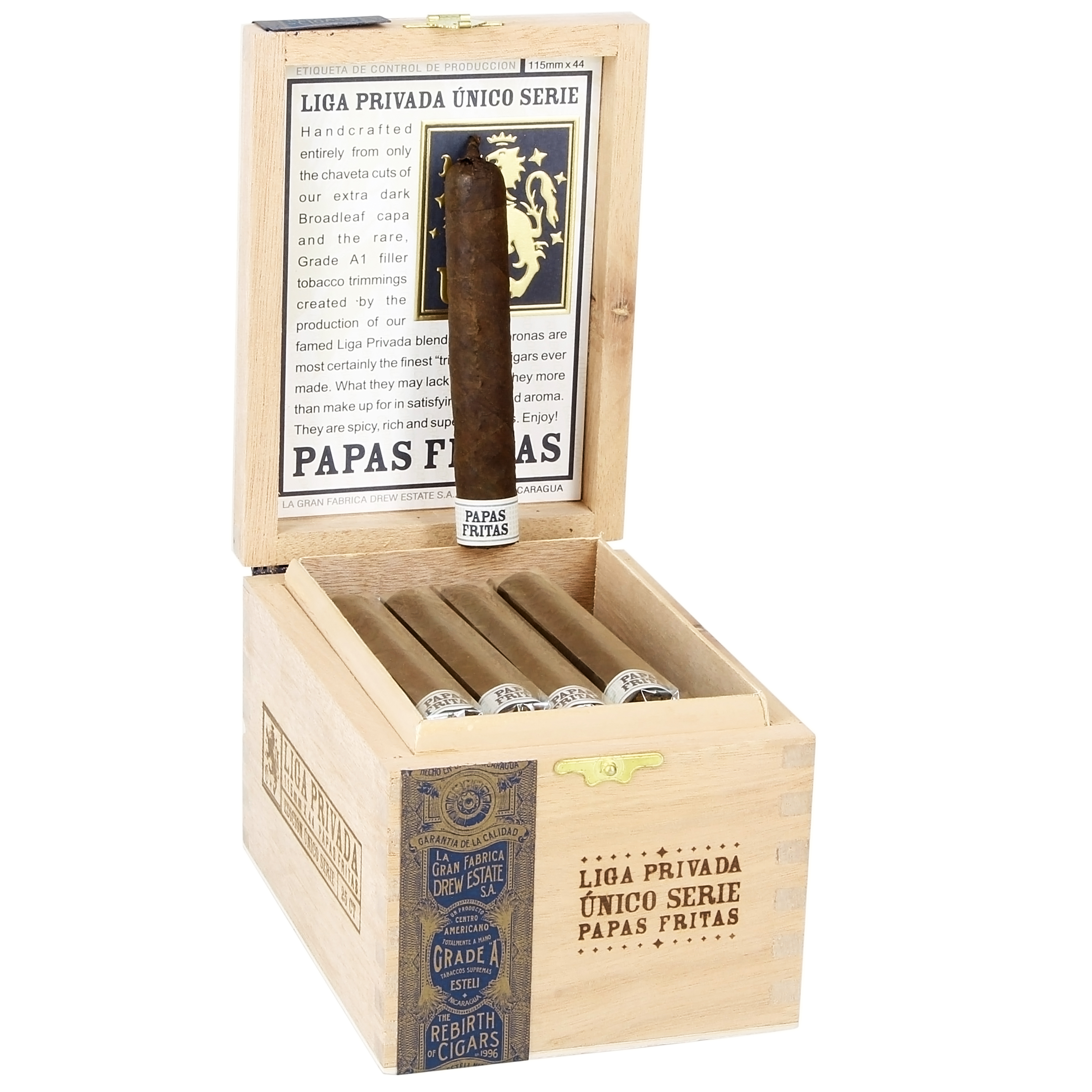 original outer cigar box label La Flor De Alfonso coin 