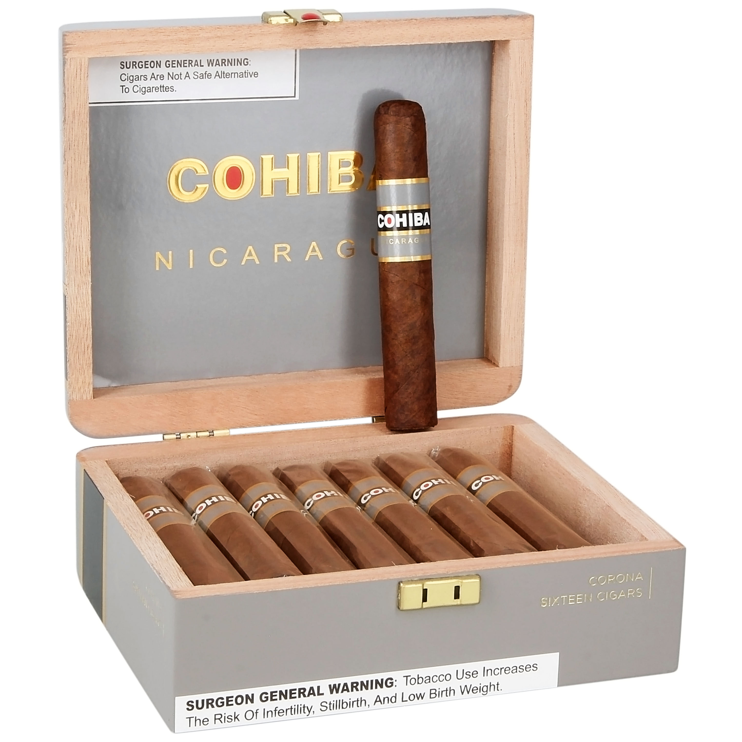 Different Colors No Cigars Included Set of 4 Cohiba Empty Cigar Boxes 