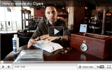 how to restore dry cigar