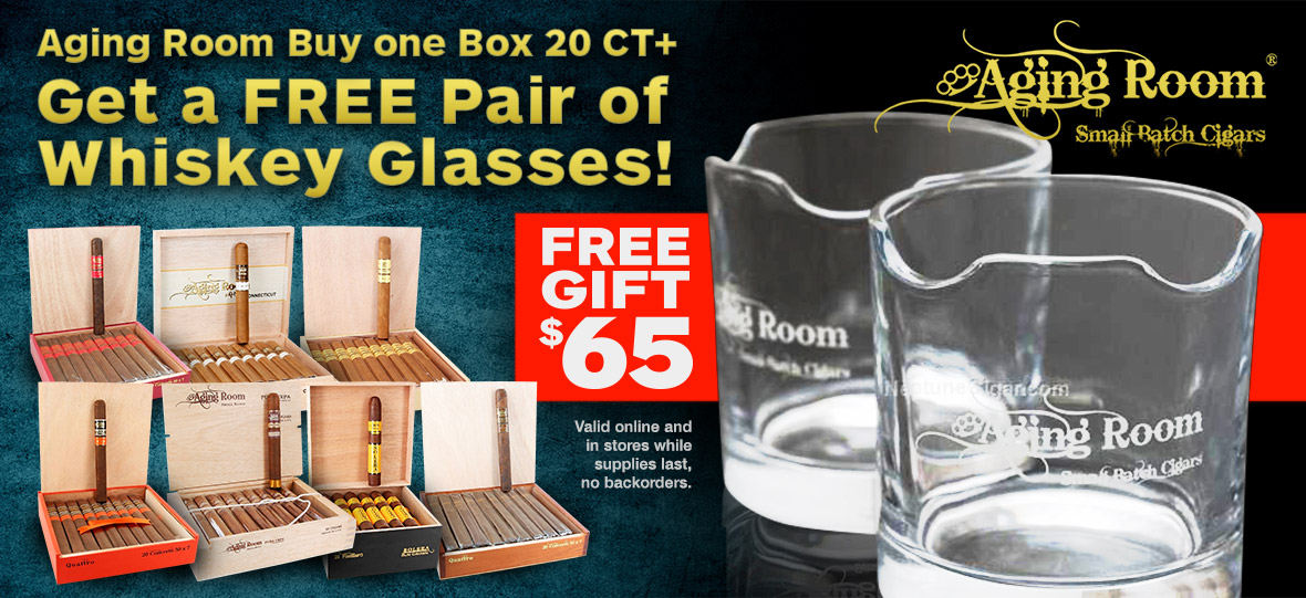 Buy Box of Aging Room Get Whiskey Glass Set Free 