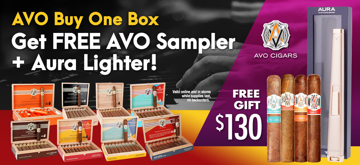 Free Sampler and Lighter With Avo Box Purchase