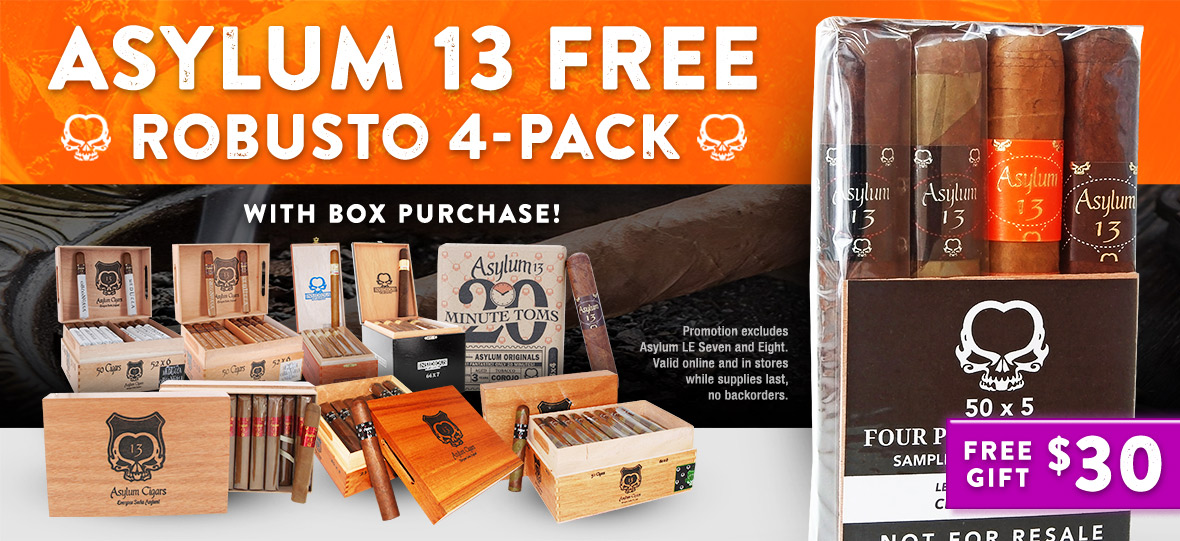 Buy Asylum Boxes get free 4-Pack