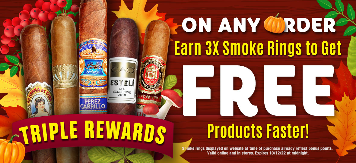 Get 3Xs the rewards with every purchase until October 12, 2022!