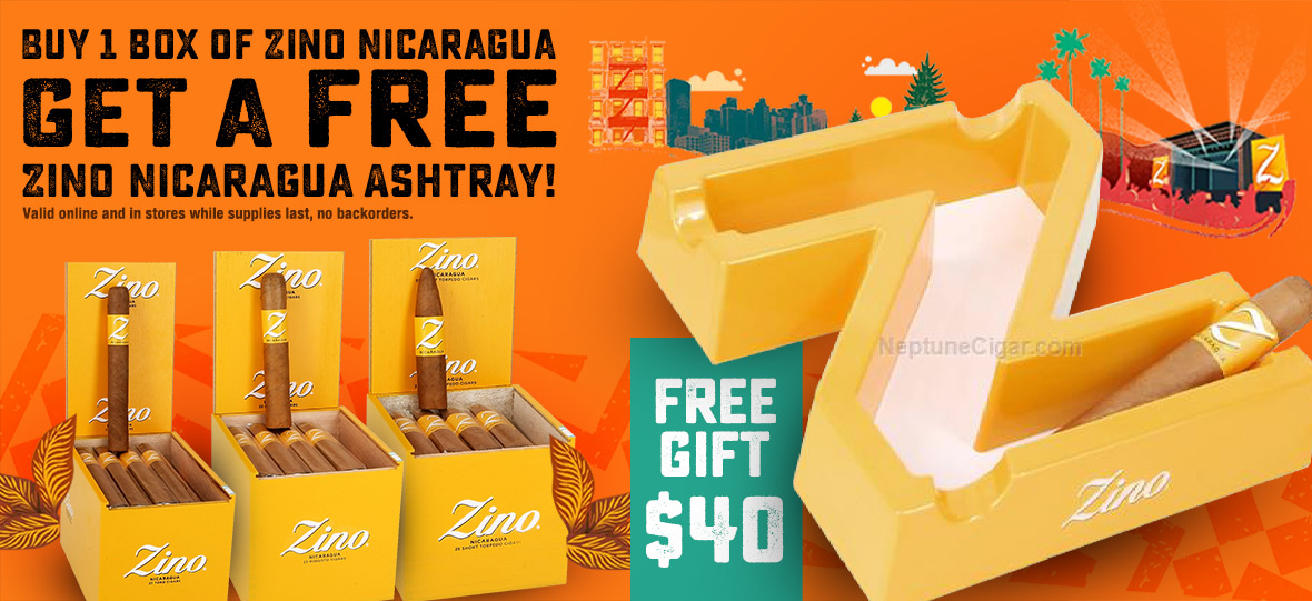 Buy Zino Nicaragua, Get free Z Ashtray