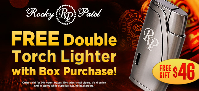 Rocky Patel Free Torch Lighter with Box Purchase
