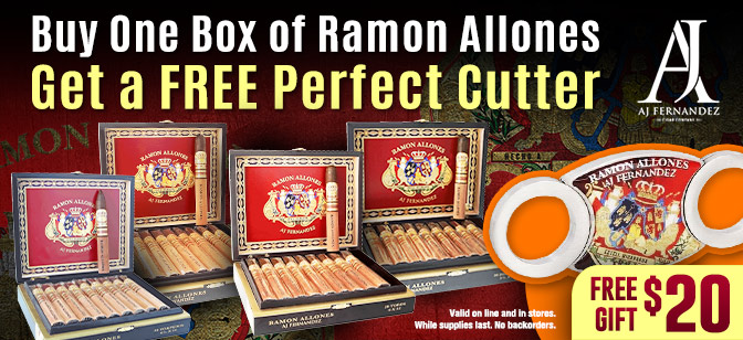 Buy One Box of Ramon Allones Get a Free Perfect Cutter