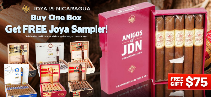 Joya de Nicaragua Buy One Box Get FREE Joya Sampler!