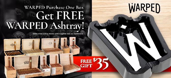 Warped Purchase One Box Get FREE Warped Ashtray!
