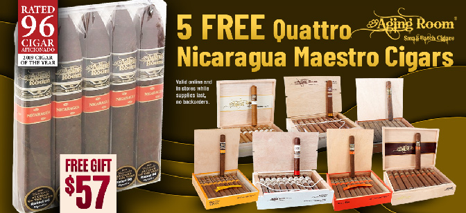 Aging Room FREE 5-Cigars!